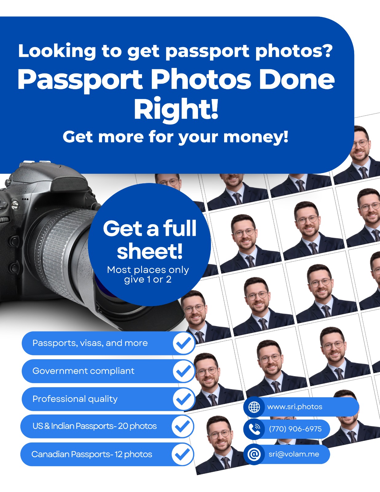 Passport Photos Flyer